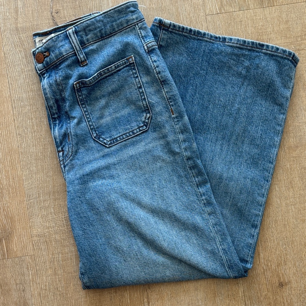 Madewell Wide-Leg Crop Women's Jeans sz 27 - Picture 5 of 5